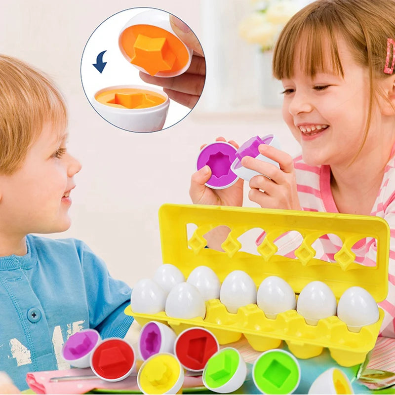 Montessori Geometric Eggs